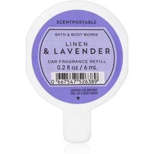 Bath & Body Works Linen & Lavender illat autóba utántöltő