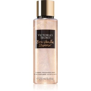 Victoria's Secret Bare Vanilla Shimmer testápoló spray csillámporral hölgyeknek 250 ml
