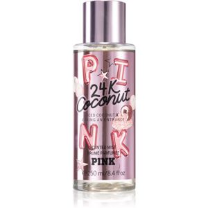 Victoria's Secret PINK 24K Coconut testápoló spray hölgyeknek 250 ml