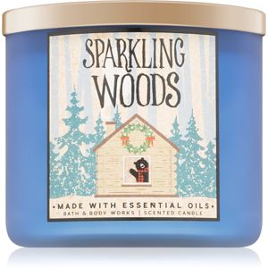 Bath & Body Works Sparkling Woods illatos gyertya 411 g