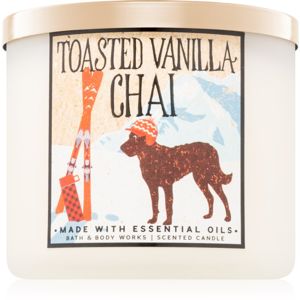 Bath & Body Works Toasted Vanilla Chai illatos gyertya 411 g