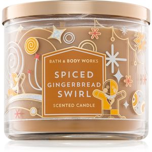 Bath & Body Works Spiced Gingerbread Swirl illatos gyertya 411 g