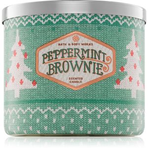 Bath & Body Works Peppermint Brownie illatos gyertya 411 g