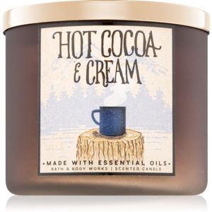 Bath & Body Works Hot Cocoa & Cream illatos gyertya V. 411 g