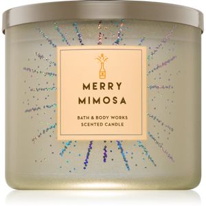 Bath & Body Works Merry Mimosa illatos gyertya 411 g