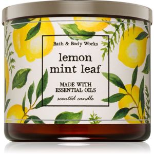 Bath & Body Works Lemon Mint Leaf illatos gyertya I. 411 g