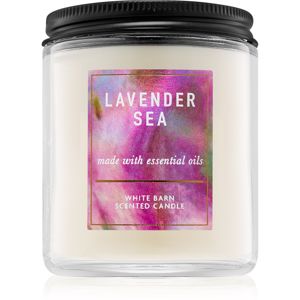 Bath & Body Works Lavender Sea illatos gyertya 198 g