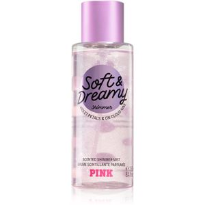 Victoria's Secret PINK Soft & Dreamy Shimmer testápoló spray hölgyeknek 250 ml