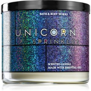 Bath & Body Works Unicorn Sprinkles illatos gyertya 411 g