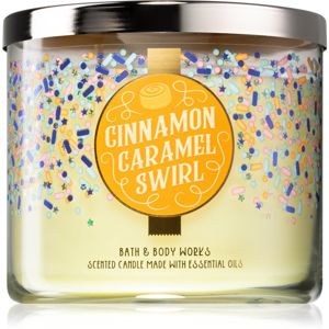 Bath & Body Works Cinnamon Caramel Swirl illatos gyertya 411 g