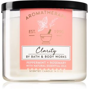 Bath & Body Works Aromatherapy Peppermint & Rosemary illatos gyertya Clarity 411 g