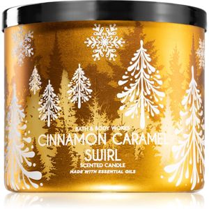 Bath & Body Works Cinnamon Caramel Swirl illatos gyertya I. 411 g