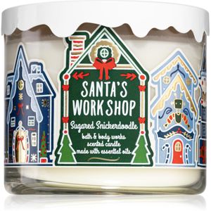 Bath & Body Works Sugared Snickerdoodle illatos gyertya (Santa's WorkShop) 411 g
