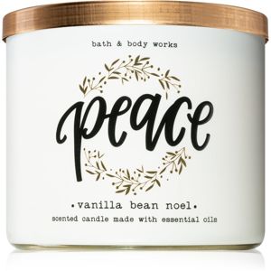Bath & Body Works Vanilla Bean Noel illatos gyertya esszenciális olajokkal II. 411 g