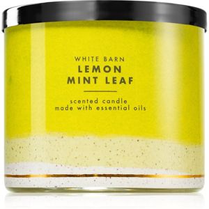 Bath & Body Works Lemon Mint Leaf illatos gyertya 411 g