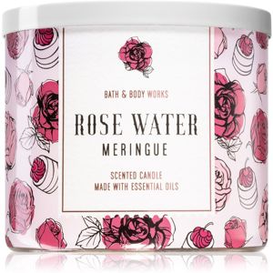 Bath & Body Works Rose Water Meringue illatos gyertya 411 g