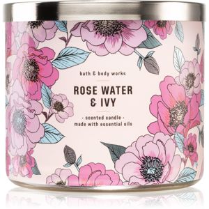 Bath & Body Works Rose Water & Ivy illatos gyertya 411 g