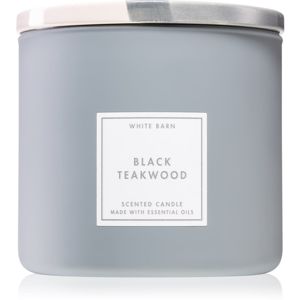 Bath & Body Works Black Teakwood illatos gyertya 411 g