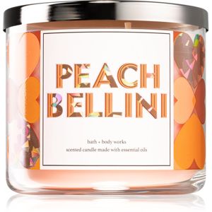 Bath & Body Works Peach Bellini illatos gyertya III. 411 g