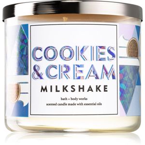 Bath & Body Works Cookies and Cream Milkshake illatos gyertya 411 g