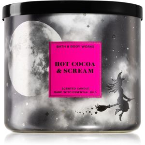 Bath & Body Works Hot Cocoa & Scream illatos gyertya 411 g