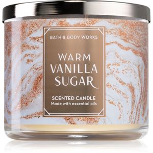 Bath & Body Works Warm Vanilla Sugar illatos gyertya 411 g