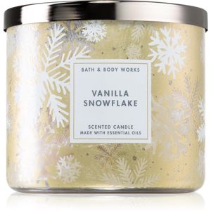 Bath & Body Works Vanilla Snowflake illatos gyertya 411 g
