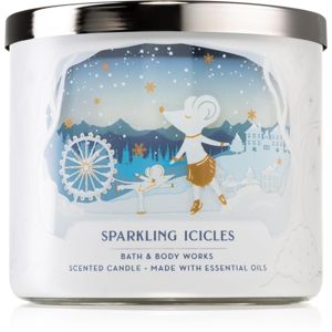 Bath & Body Works Sparkling Icicles illatos gyertya 411 g
