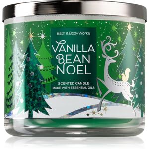 Bath & Body Works Vanilla Bean Noel illatos gyertya esszenciális olajokkal I. 411 g