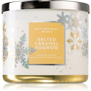 Bath & Body Works Salted Caramel Eggnog illatos gyertya 411 g