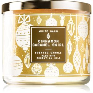 Bath & Body Works Cinnamon Caramel Swirl illatos gyertya 411 g