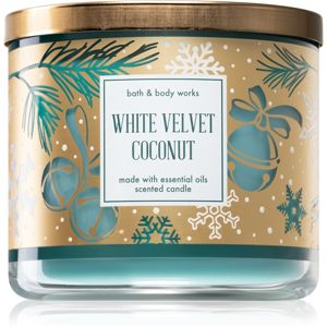 Bath & Body Works White Velvet Coconut illatos gyertya 411 g