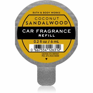 Bath & Body Works Coconut Sandalwood illat autóba utántöltő 6 ml