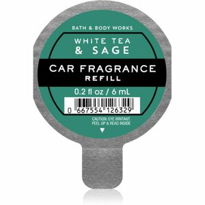 Bath & Body Works White Tea & Sage illat autóba utántöltő 6 ml