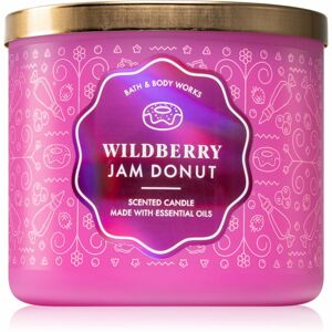 Bath & Body Works Wildberry Jam Donut illatos gyertya esszenciális olajokkal 411 g
