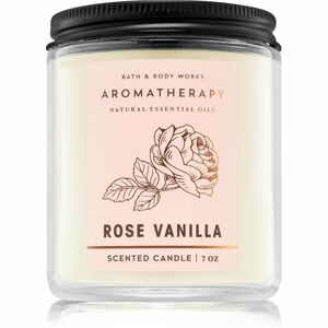 Bath & Body Works Rose Vanilla illatos gyertya 198 g