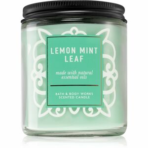 Bath & Body Works Lemon Mint Leaf illatos gyertya 198 g