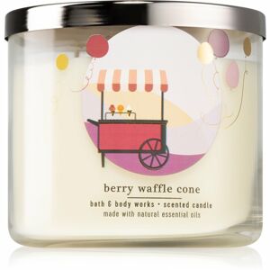 Bath & Body Works Berry Waffle Cone illatos gyertya 411 g