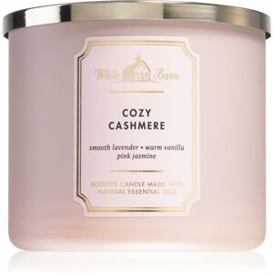 Bath & Body Works Cozy Cashmere illatgyertya esszenciális olajokkal 411 g