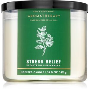 Bath & Body Works Stress Relief Eucalyptus & Spearmint illatgyertya 411 g