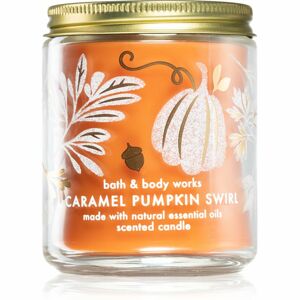 Bath & Body Works Caramel Pumpkin Swirl illatos gyertya 198 g