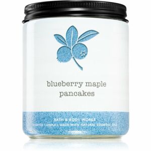 Bath & Body Works Blueberry Maple Pancakes illatos gyertya esszenciális olajokkal 198 g