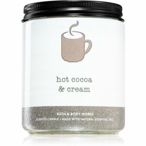 Bath & Body Works Hot Cocoa & Cream illatos gyertya 198 g