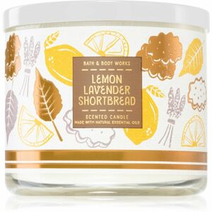 Bath & Body Works Lemon Lavender Shortbread illatgyertya 411 g