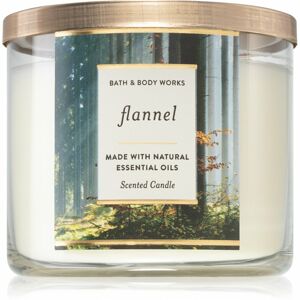 Bath & Body Works Flannel illatgyertya esszenciális olajokkal 411 g