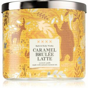 Bath & Body Works Caramel Brulée Latee illatos gyertya 411 g