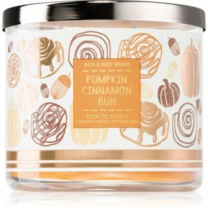 Bath & Body Works Pumpkin Cinnamon Bun illatos gyertya 411 g