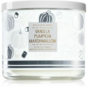 Bath & Body Works Vanilla Pumpkin Marshmallow illatgyertya esszenciális olajokkal 411 g