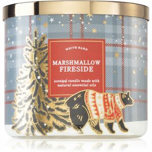 Bath & Body Works Marshmallow Fireside illatgyertya esszenciális olajokkal 411 g