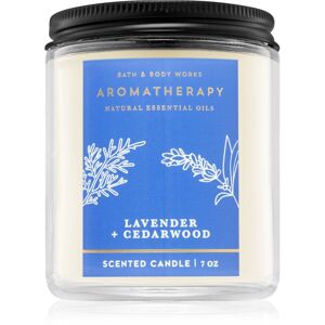 Bath & Body Works Lavender and Cedarwood illatgyertya 198 g